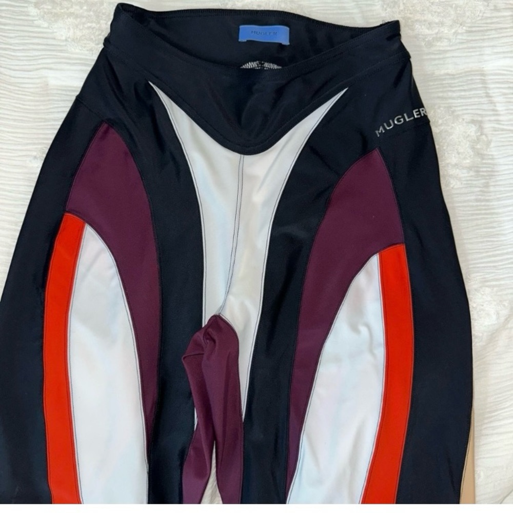 Mugler spiral leggings